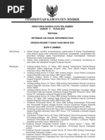 Download Peraturan Daerah Kupaten Jember Nomor   9 Tahun 2003 Tentang Retribusi Ijin Usaha Kepariwisataan by khoerush sholeh SN40086757 doc pdf