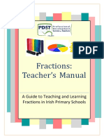 PDST Guide To Teaching Fractions in Irish Primary Schools PDF