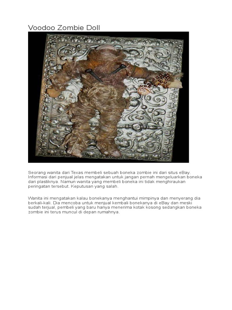 voodoo zombie doll