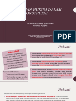 Tugas Pengertian Hukum Dalam Pelaksanaan Konstruksi