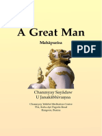 A Great Man Mahapurisa by Chanmyay Sayadaw