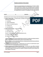 Residential Status and Scope of Total Income