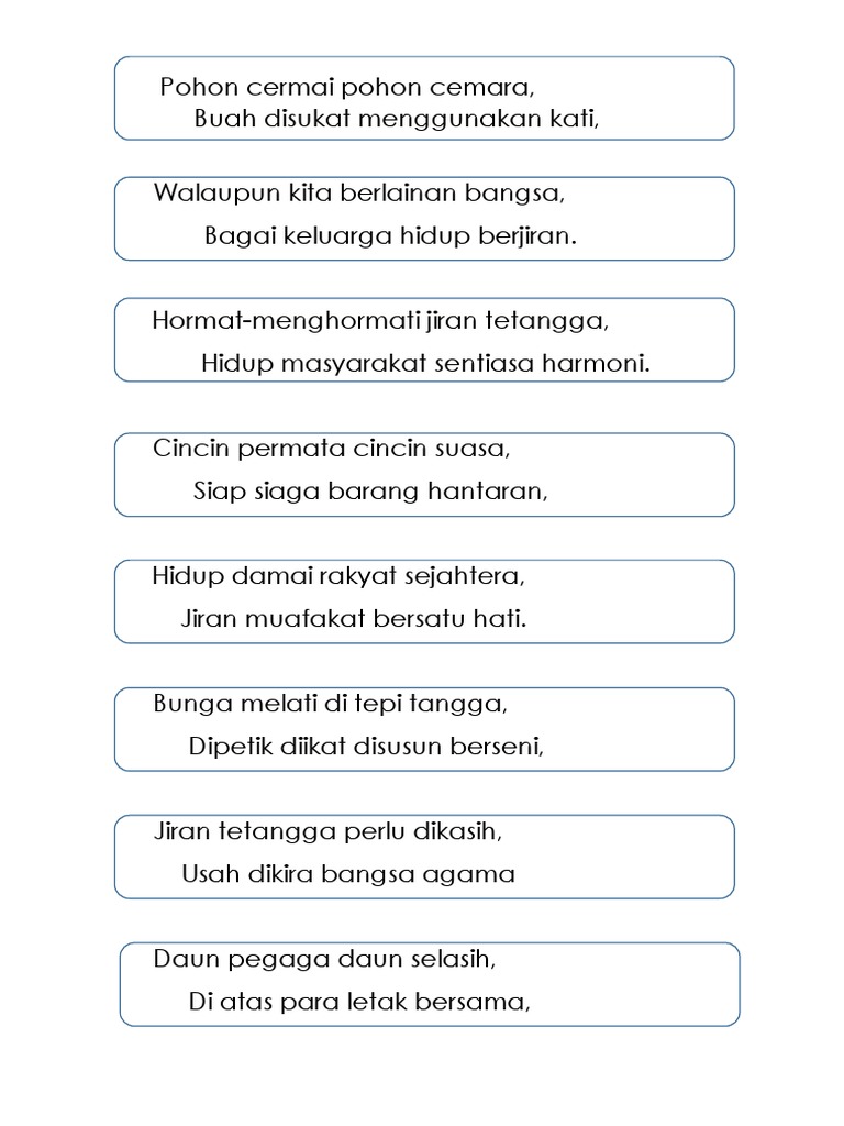 Pantun Tahun 2 Pdf