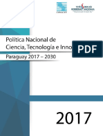 Politica de CTI 2017 2030-Paraguay