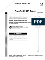 10:1 Fire-Ball 425 Pump: Instructions - Parts List