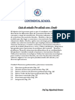 Guía de Estudio 2018-1 Pre-Calculo 12vo