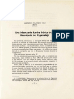 CUADRADO DIAZ, E. 1952 - Una Interesante Tumba Ibérica de La Necrópolis Del Cigarralejo PDF