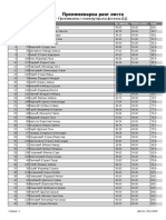 Preliminarna Rang Lista Fizicki Fakultet Primenjena I Kompjuterska Fizika 2016