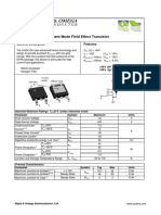AOD413A P-Channel Enhancement Mode Field Effect Transistor: Features General Description