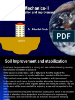 Soil Mechanics-II: Soil Stabilization and Improvement