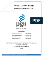 Proposal Pengajuan Magang PT. PGN TBK PDF