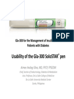 Usability Lantus XR for the Management of Insulin-treated Edited Aimee