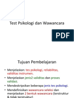 Test Psikologi Dan Wawancara