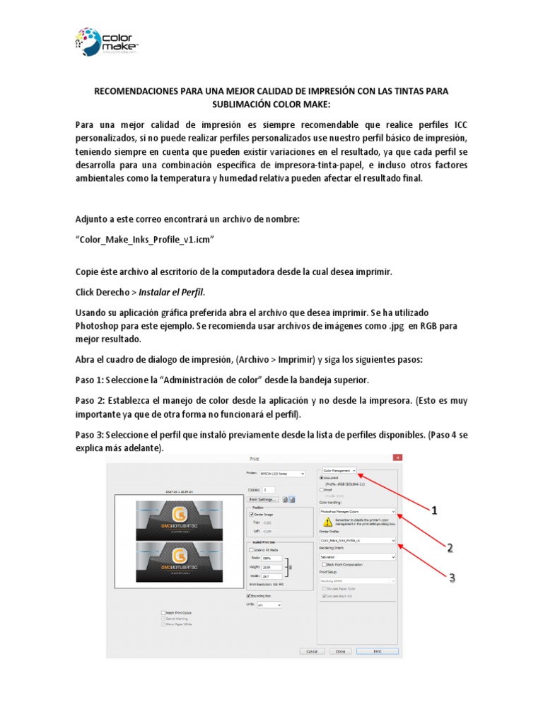 Tutorial Perfil ColorMake para Epson SerieL PDF | Descargar gratis PDF ...
