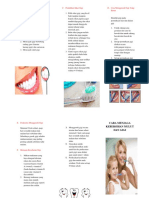 Leaflet Cara Menjaga Kebersihan Mulut Dan Gigi