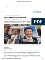 China Vuelve a Tener Emperador _ Opinión _ EL PAÍS