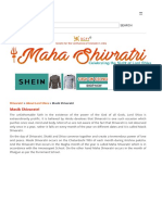 Masik Shivaratri 2019 - Monthly Shivaratri Dates and Time PDF