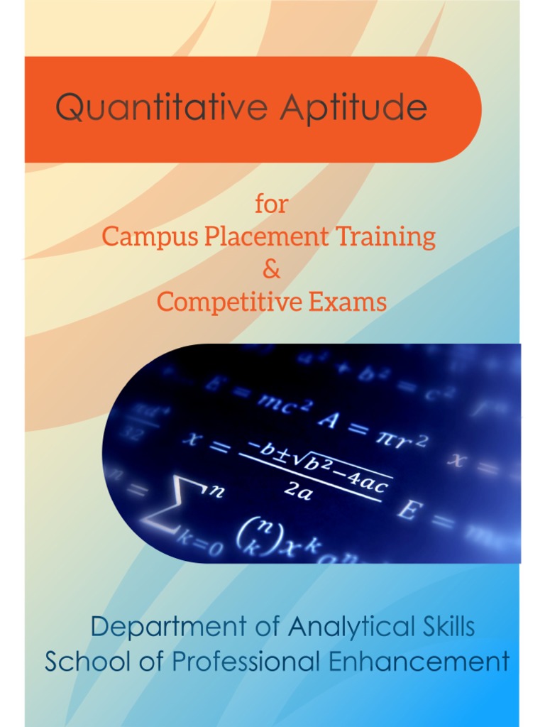 R N Quantitative Aptitude PDF | PDF | Prime Number | Integer