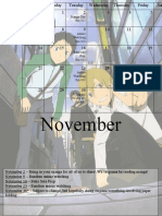 Shikon. November 2010 Calendar
