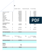 Fixed Cost Spreadsheet