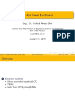 EE-434 Power Electronics: Engr. Dr. Hadeed Ahmed Sher