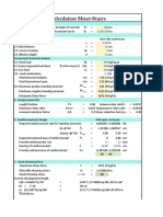 Calculation Sheet for Stairs Reinforcement Design