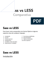 Sass Vs LESS: Comparativa