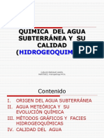 QUIMICA DEL AGUA SUBTERRÁNEA Y CALIDAD - Vers 06 Feb 2019 PDF