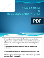 Pravila Rada U Hemijskoj Laboratoriji PDF