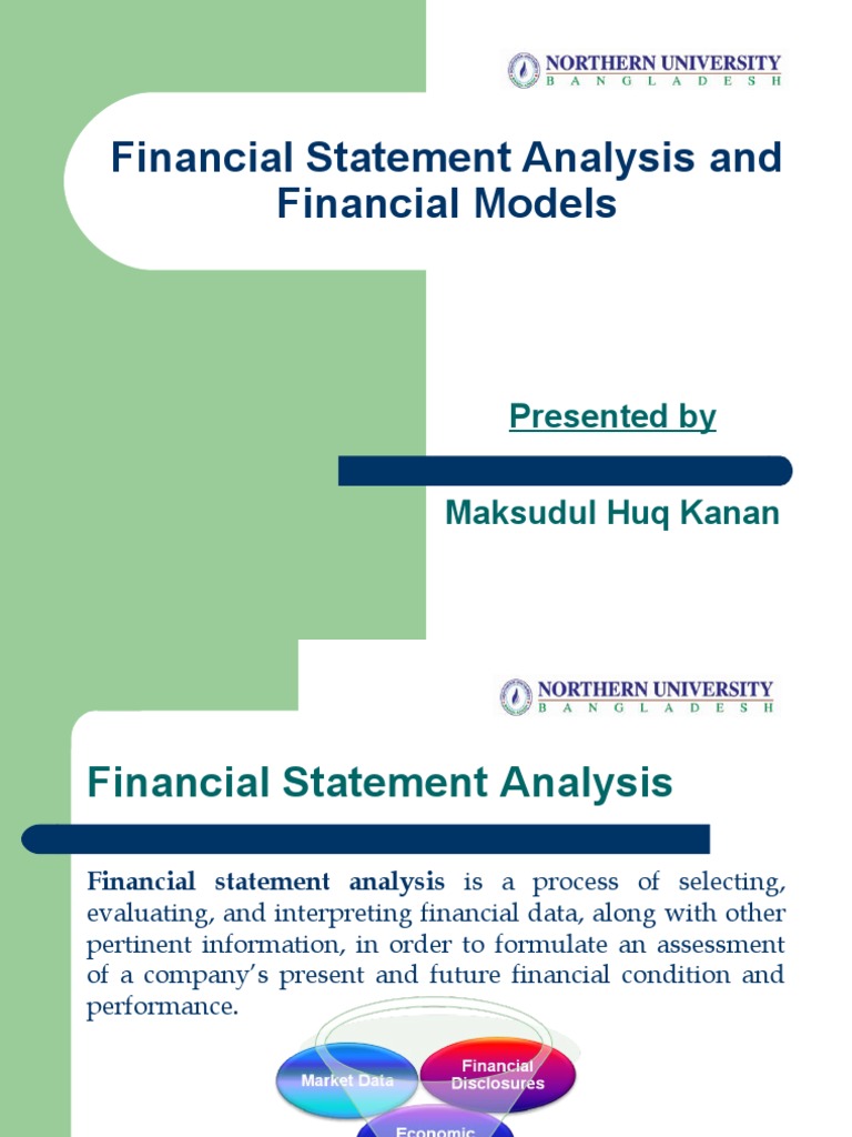 Financial Statement Analysis and Financial Models | PDF | Net Income ...