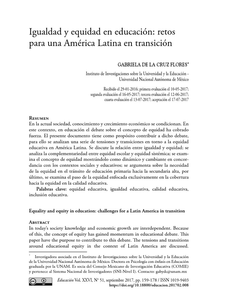 Retos de igualdad y equidad educativa | PDF | Igualdad social ...
