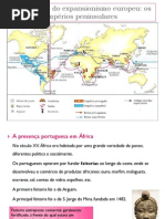 A afirmação do expansionismo europeu