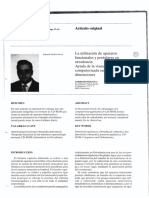 La Utilizacion de Aparatos Funcionales y Postulares en Ortodoncia. Ayuda de La Visualizacion Computerizada en Tres Dimensiones PDF