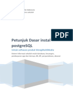 Petunjuk Dasar Instalasi PostgreSQL