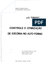 Controle e Otimização de Escória no Alto-Forno