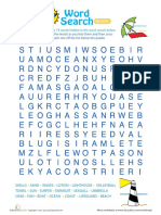 Word Search: There Are 19 Words Hidden in The Word Search Below