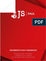 Regimento XVII Congresso JS FAUL