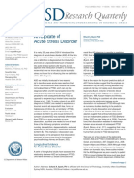 Research Quarterly: An Update of Acute Stress Disorder