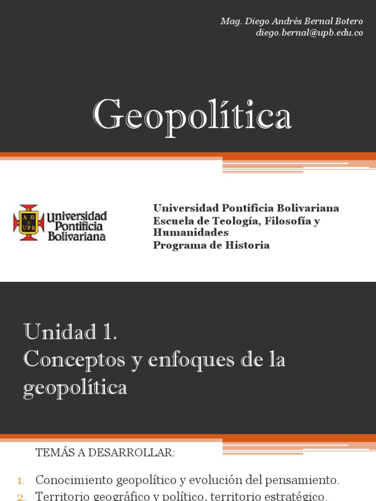 Enfoques de la Geopolítica Actual | PDF | Napoleón