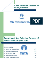 Recruitment and Selection Process of Tata Consultancy Services