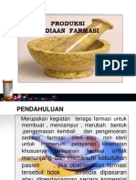 Produksi Sediaan Farmasi