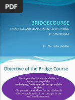 Financial and Management Accounting Pgdbm/Term