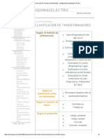 Clasificación de Transformadores - 201602 - Maquinaseléctricas