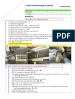 Flat Bed & Polar Cutter Knife Changing Procedure Work Instruction