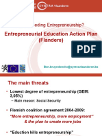 Entrepreneurial Education Action Plan (Flanders) : Spoonfeeding Entrepreneurship?