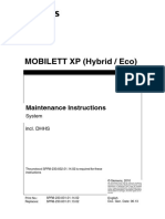 Siemens Mobilett XP Hybrid Eco Maintenance Instructions Doc Gen Date 06 13