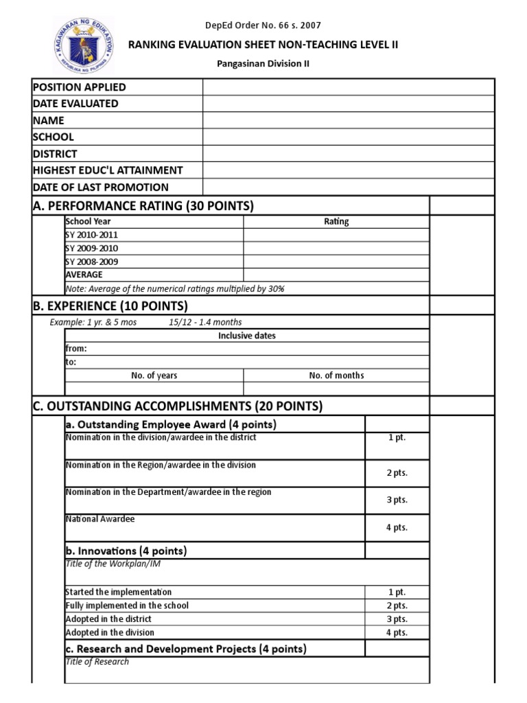 Corrected Criteria For Ranking Mti, Mtii | PDF | Doctorate | Gce ...