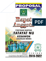 Proposal Rapat Anggota PR Fatayat NU 2019