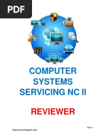 Computer Systems Servicing NC Ii: Reviewer