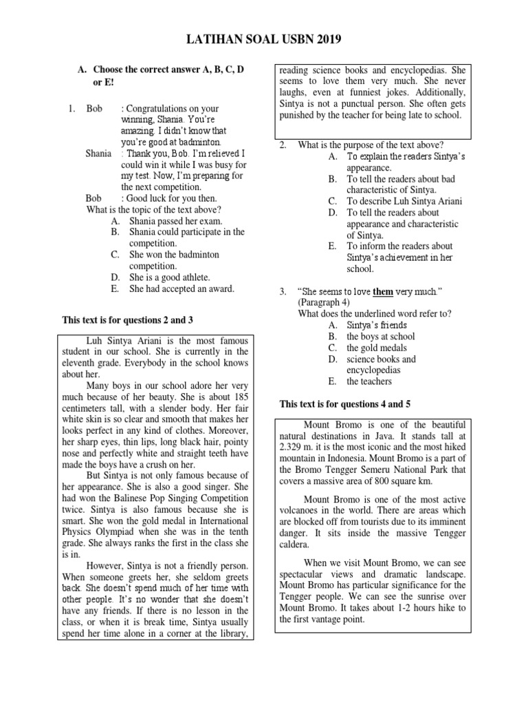 Latihan Usbn Smoking Cigarette